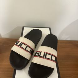 Gucci Stripe Slides 