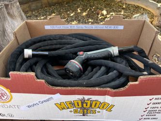 Hose, 100 Ft, with Sprayer Nozzle (Almost New)