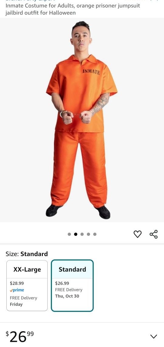 Inmate Costume