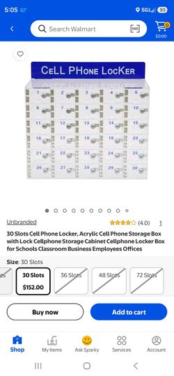 New in box 30 spot cell phone lock box case