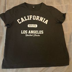 SHEIN Black Graphic Tee