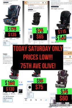 Carseat booster seats 75th Ave. Olive