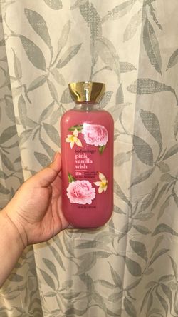 Pink vanilla wish body wash