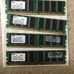 Samsung PC3200u Desktop Memory Lot