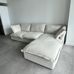 Beige Cloud Sectional (Brand New In Box)