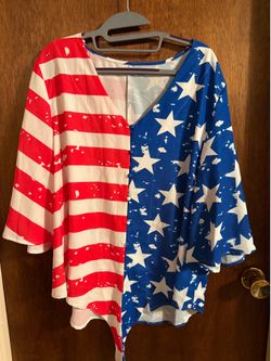 Patriotic Stars and Stripes Shirt