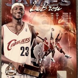 Rare! Limited Ed Lebron James Rookie 8x10