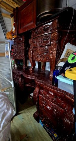Office Desk/Long Dresser/Night Stands Set-OBO!!!
