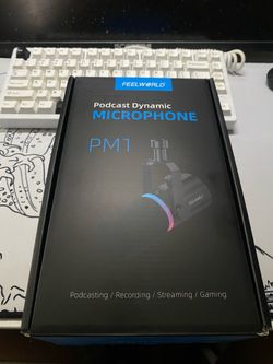Feelworld PM1 Podcast Dynamic Microphone