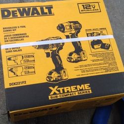 DeWalt Brushless 2 Tool Kit Combo