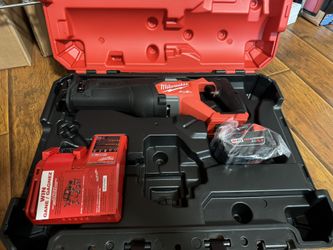 Milwaukee M18 FUEL GEN Be 18V Lithium-Ion Brushless Cordless SAWZALL Reciprocating Saw w/5.0ah Battery Charger 