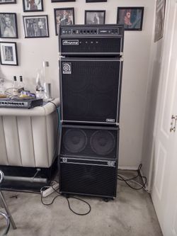 Ampeg 100 Watt Tube Super Bass Rig