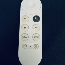 Chromecast Remote G9N9N Google TV Replacement White