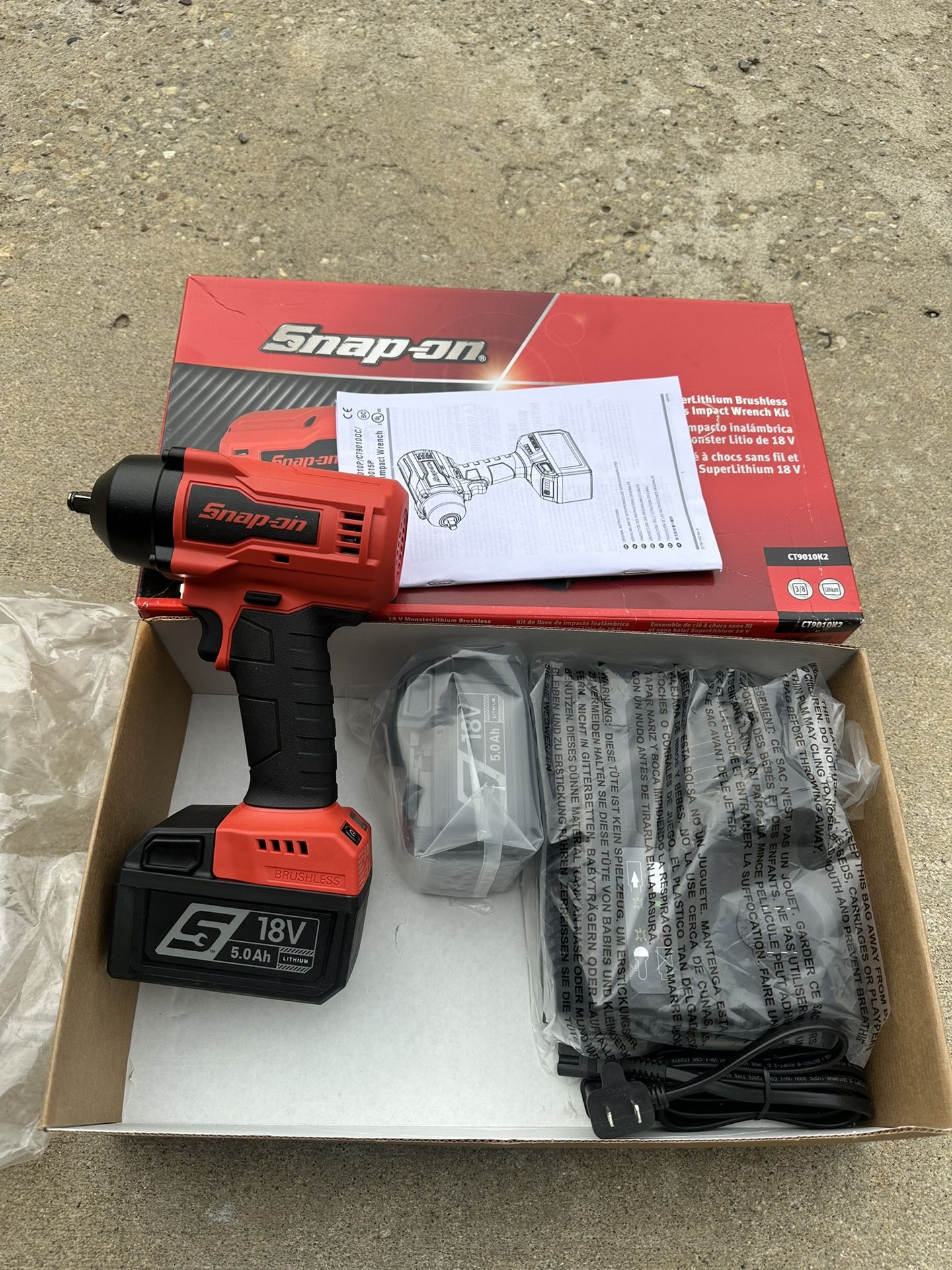 18v 3/8 Drive Snap On Cordless Impact Wrench