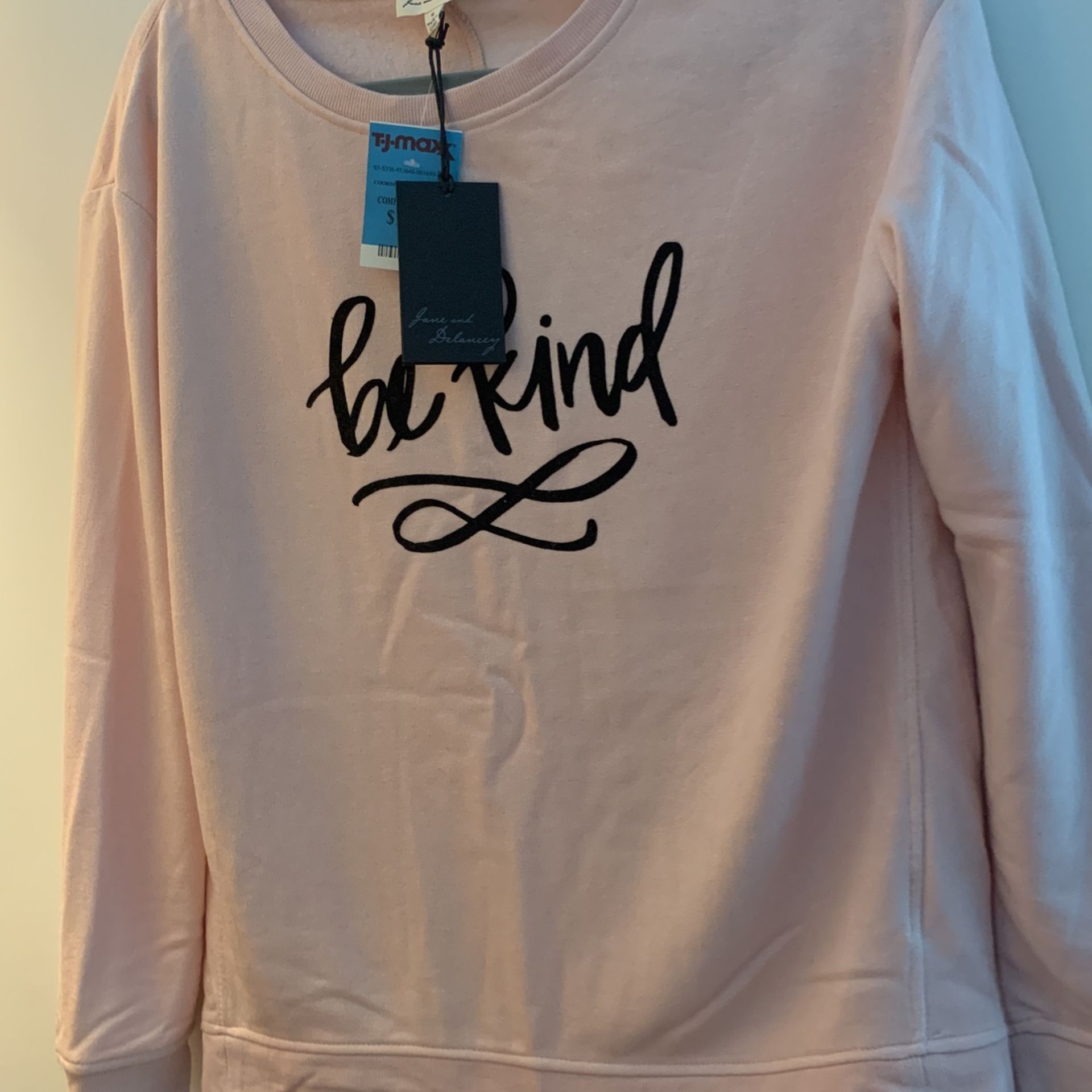 NWT Light Pink Sweatshirt
