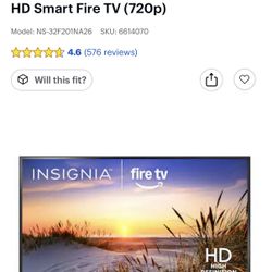 BRAND NEW Insignia 32” HD Fire TV