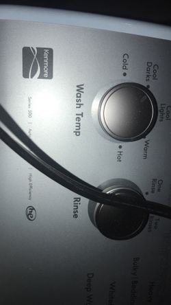 Almost New Kenmore Washer