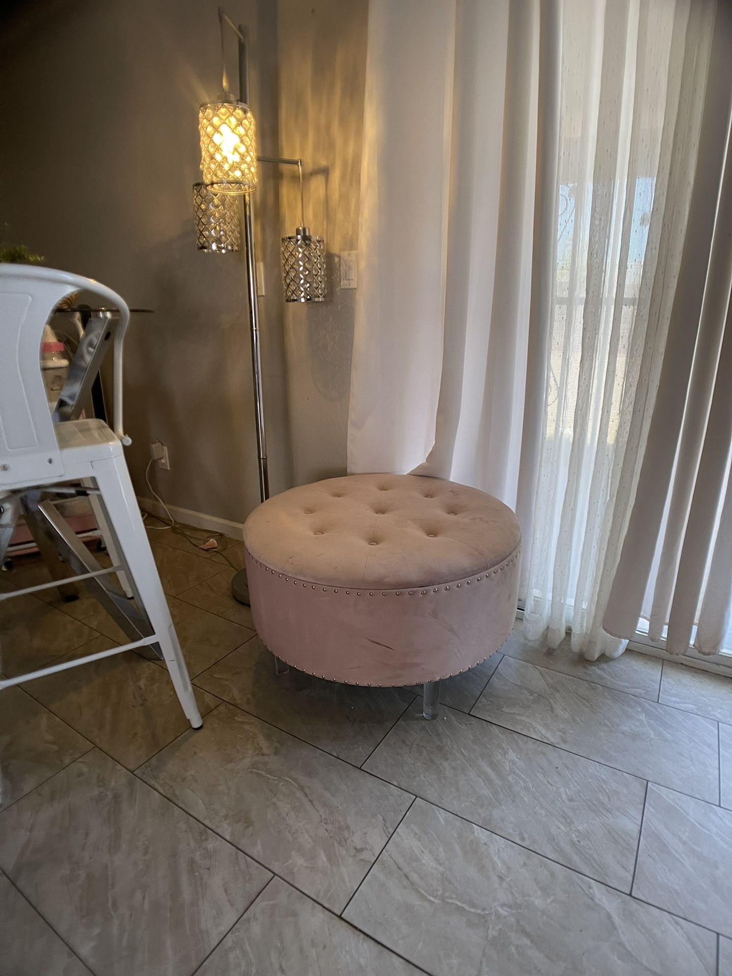 Pink OTTOMAN