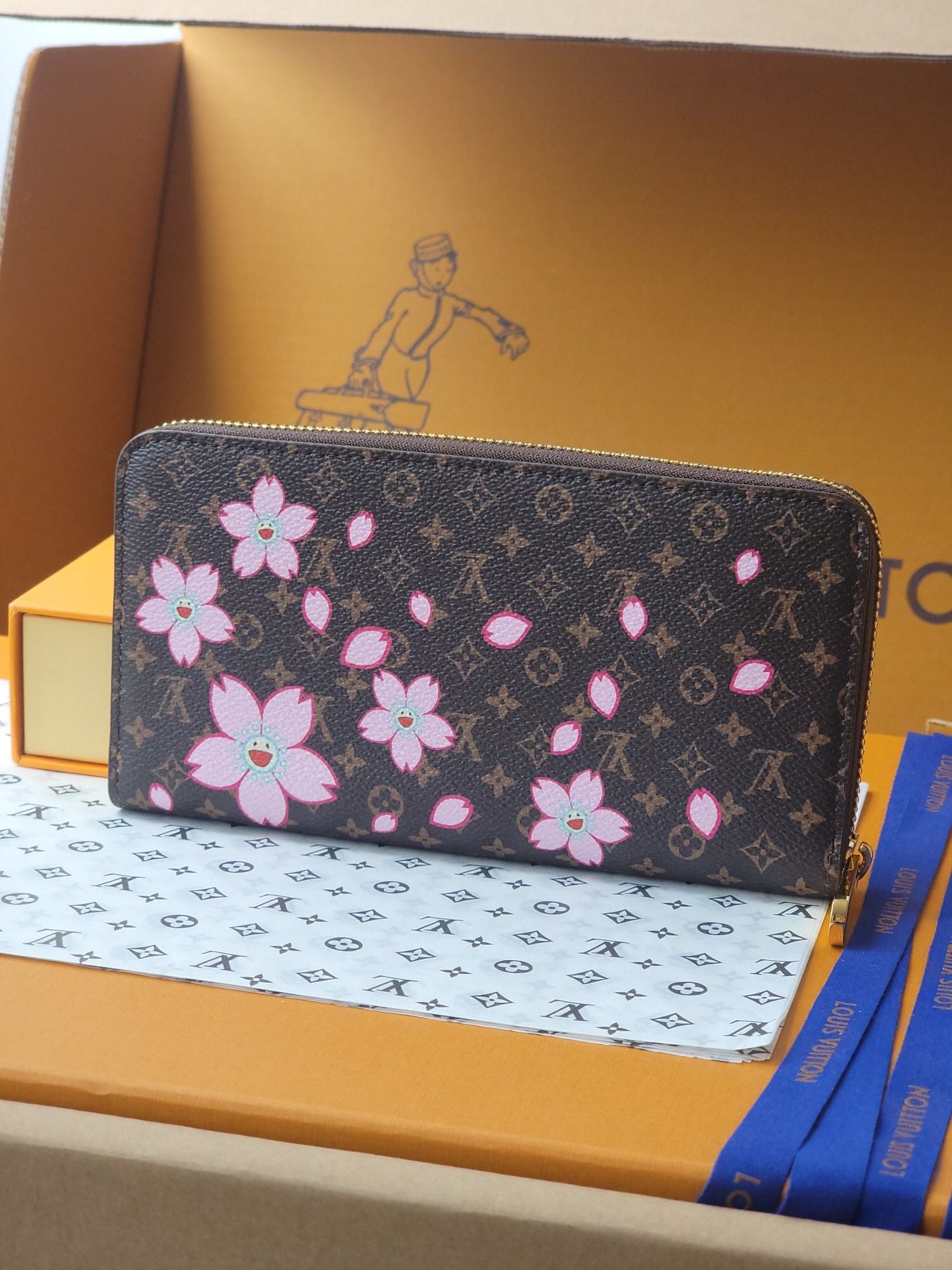 LV Leather Wallet 