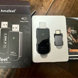 Wireless CarPlay Adapter for Apple iPhone iOS 10+ & Cars from 2015+, Mini Edition, Converts Factory Wired to Wireless CarPlay Dongle Plug & Play  New 