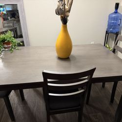 Grey Ashley Furniture Dining Table 