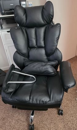 Efomao Big and Tall Office Chair with Foot Rest