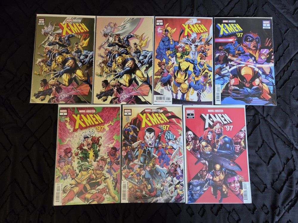 X-Men 97 Comic Book lot of 7! Marvel. Keys. 🔥HOT SET🔥 Mixed Lot. Variants.