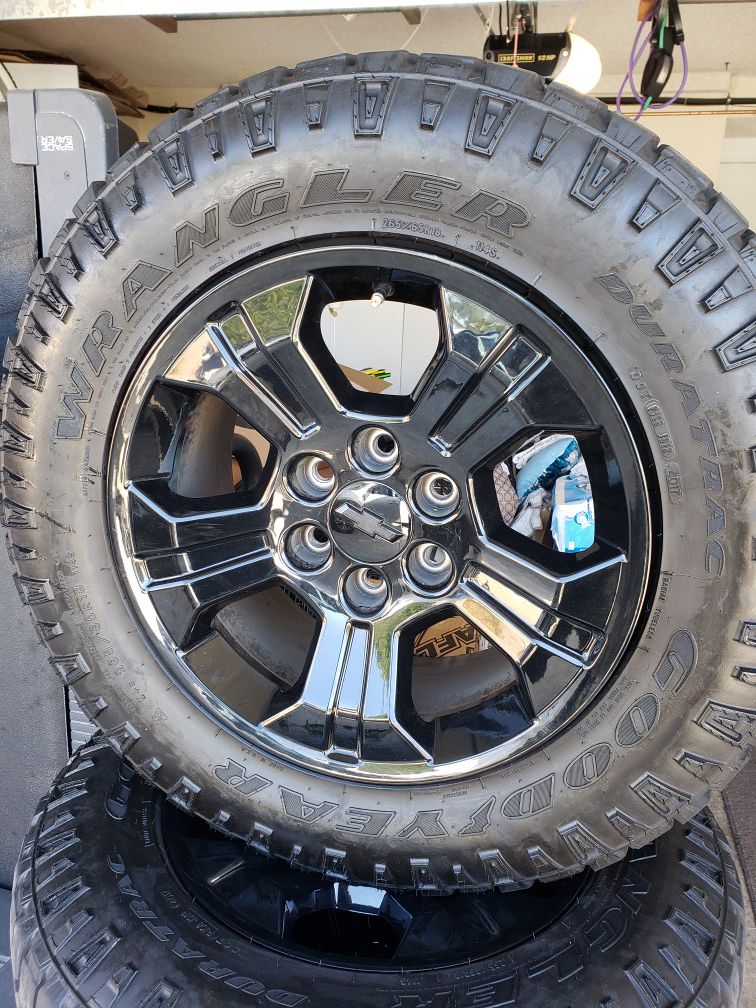Chevy Silverado Rims and Tires
