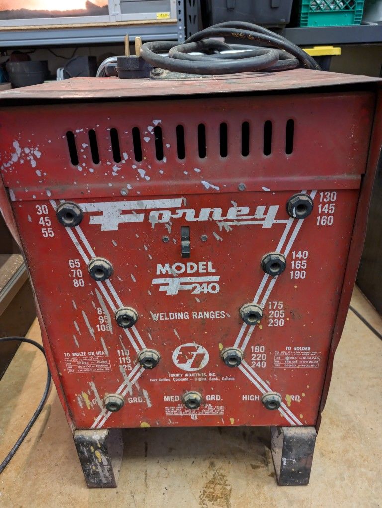 Vintage Forney 250 Amp Welder