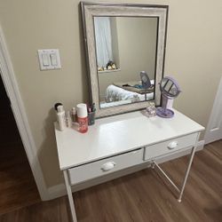 Vanity Table And Mirror