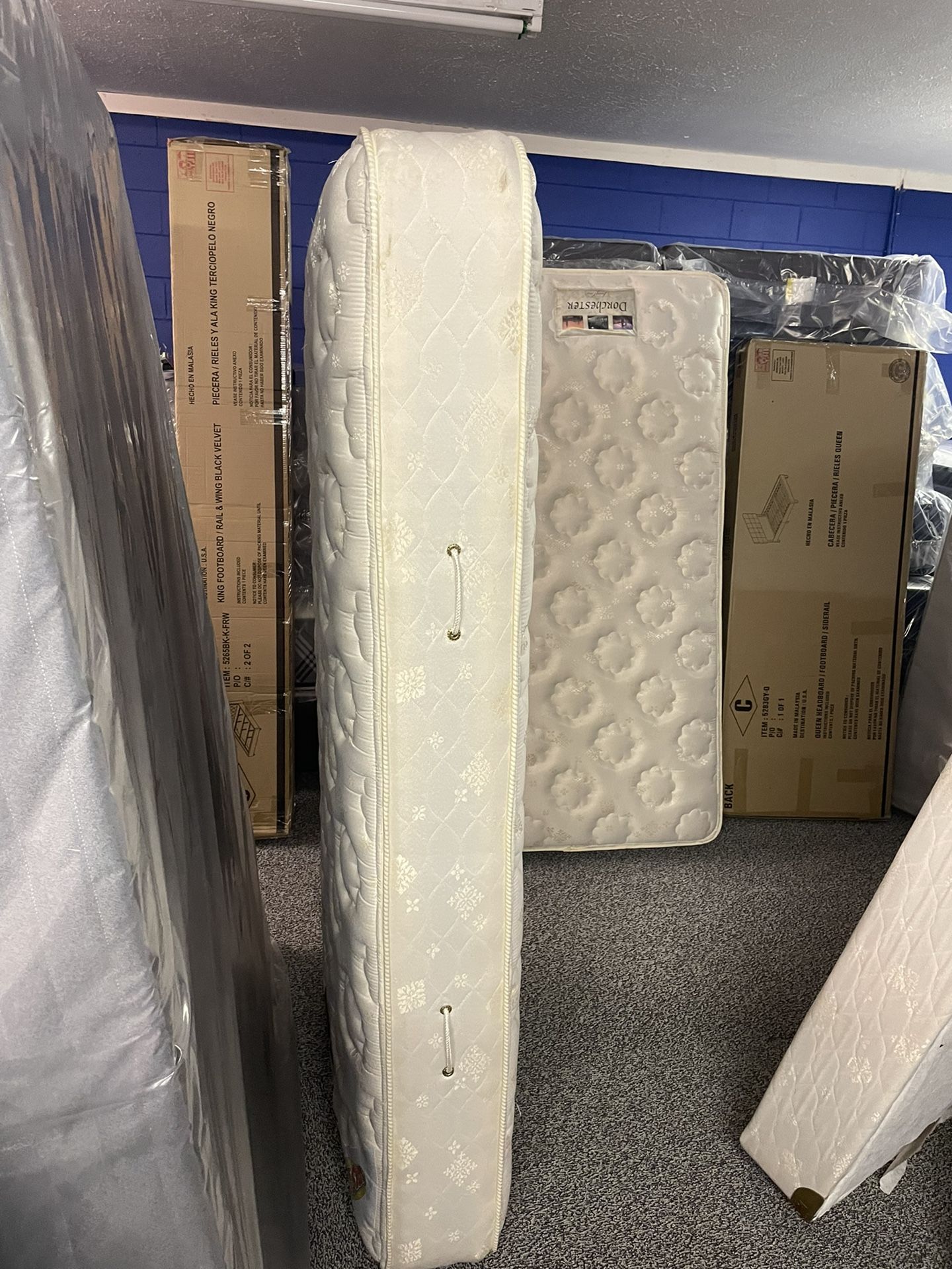 Twin Double Sided Mattress Set