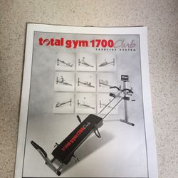 Exercise Equipment Total Gym 1700