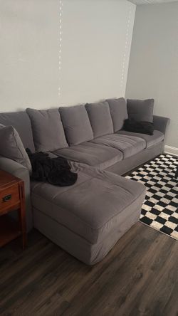 Couch with long chaise