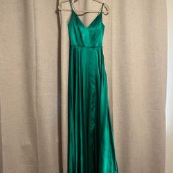 Sherri Hill Green evening Gown 