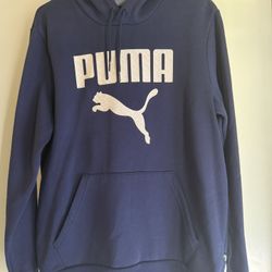 Navy Medium Puma Hoodie