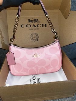 Coach Pink Signature Shoulder Bag