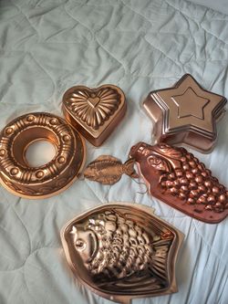 Vintage jello molds