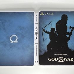 God of War (2018) Custom made Steelbook Case only for PS4/PS5 (No Game) New