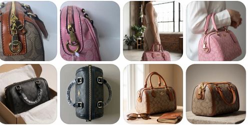Inspired medium to small duffle purse