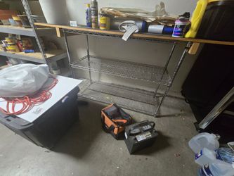Workbench, 3 shelves