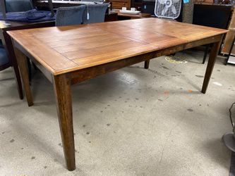 Rustic Solid Wood Extension Table
