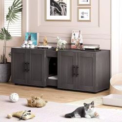 🔥ON SALE🔥 Litter Box Enclosure with Double Room