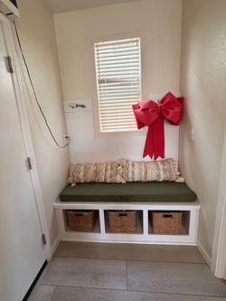Entryway Storage Bench with Cushion – 60”