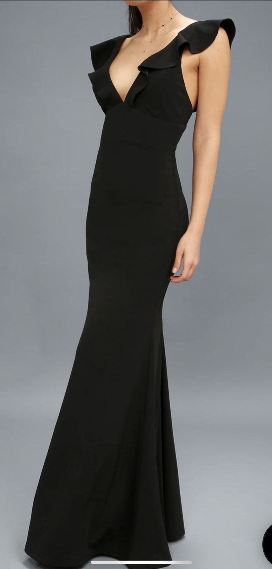 Lulu’s ‘Perfect Opportunity’ Black Maxi Dress