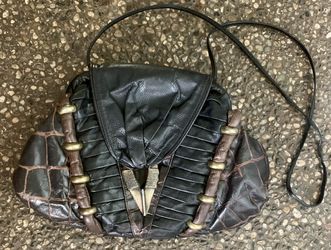 Vintage 1980s SAMIR Genuine Leather Purse Bag