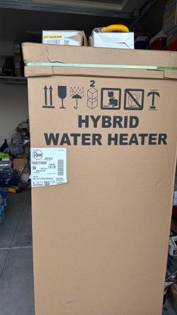 New Rheem 50 gallon Heat Pump Electric Hybrid WiFi Water Heater 240v