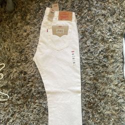 Levi 501  White 38x30 $50