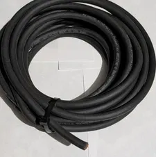 WindyNation 8 Gauge 18ft. Black Welding / Battery Powerflex Cable made in US