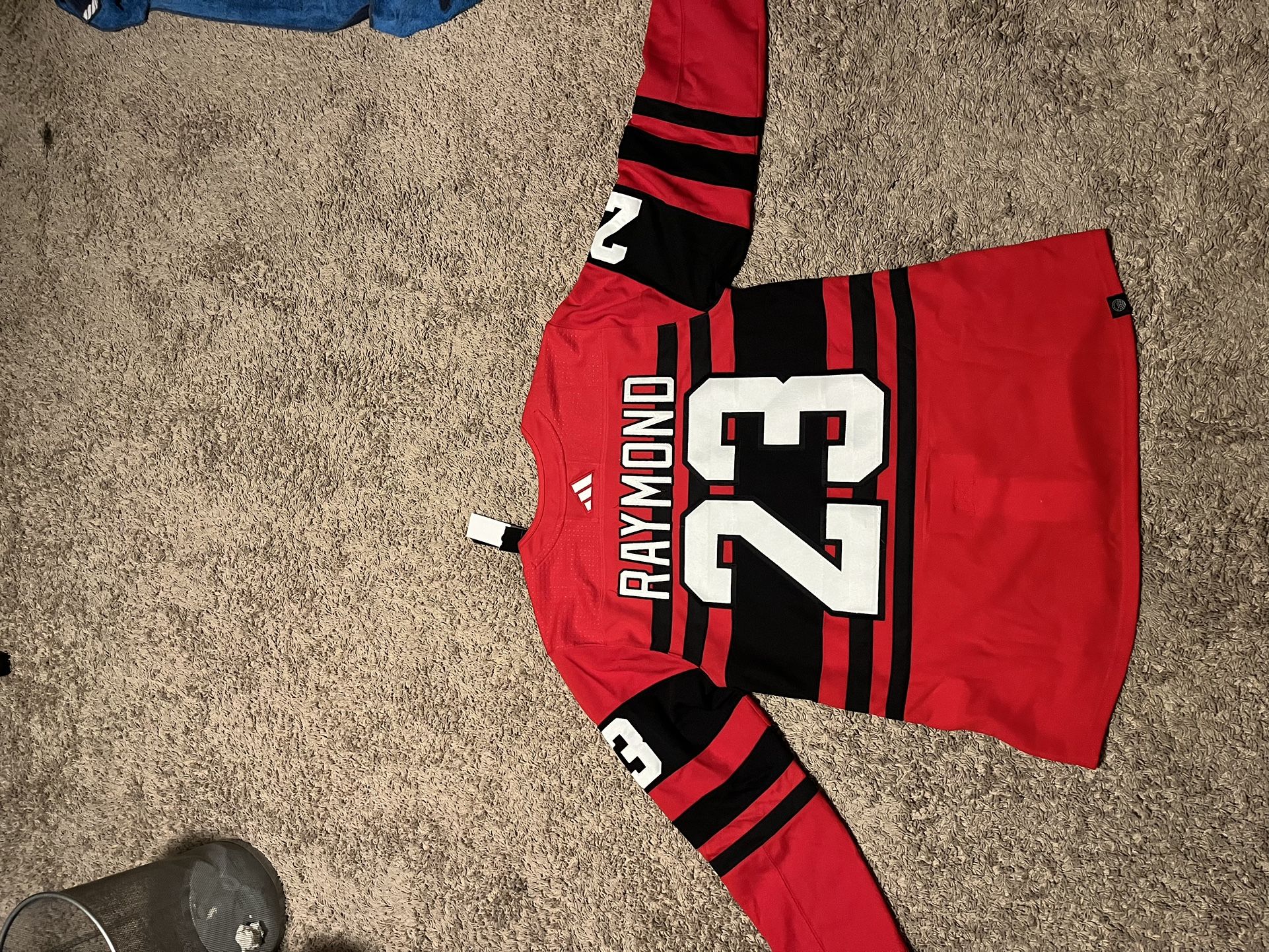 Adidas Detroit Red Wings Lucas Raymond Reverse Retro Authentic