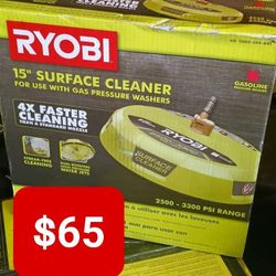 Ryobi 15 in. 3300PSI Surface Cleaner for Gas Pressure Washer 